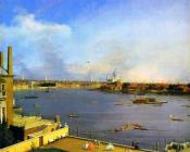 卡纳莱托 : London, The Thames and the City of London